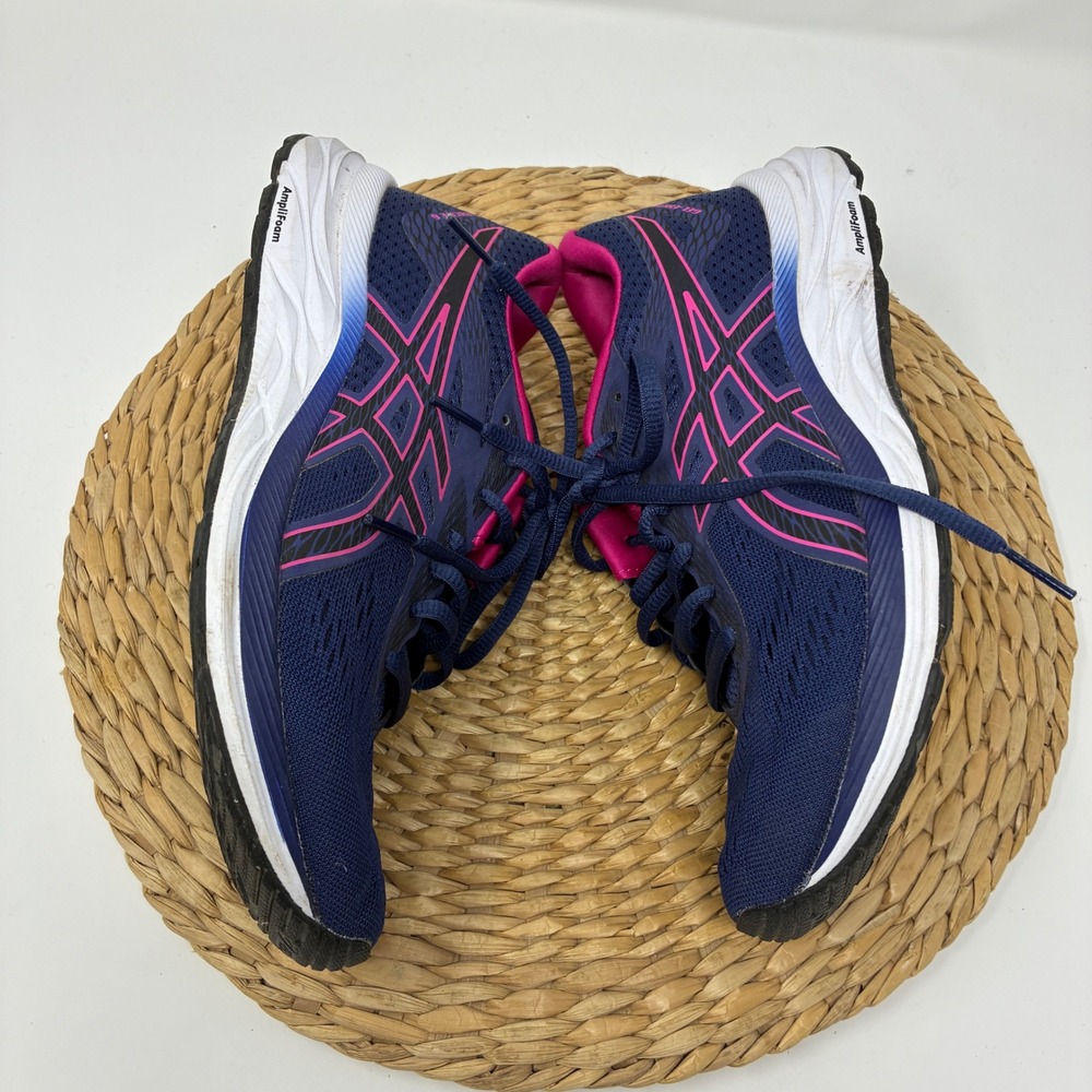 ASICS Gel Blue Pink Running Shoes Womens Size 7 Athletic Gym - Picture 3 of 8